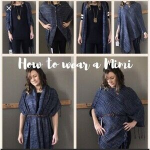 LuLaRoe Blue Knit Wrap